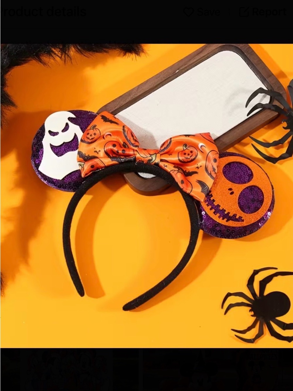 Nightmare Before Christmas Mickey Ears